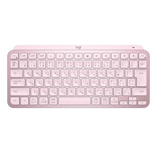 ロジクール MX KEYS mini ミニマリスト ワイヤレス イルミネイテッド キーボード 充電式 bluetooth Logi Bolt Unifying非対応 US配列/日本語配列 ios 無線
