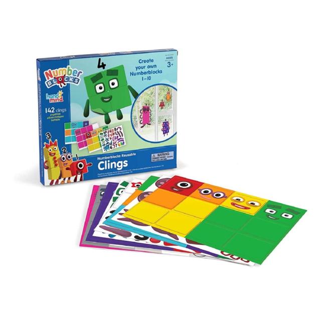 Numberblocks ナンバーブロックス クリングス くり返し使えるキャラクターシート ステッカー 94746
