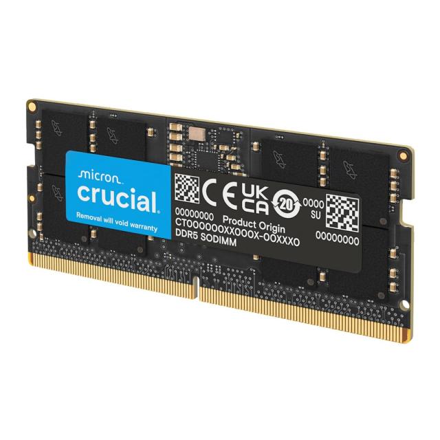 Crucial ノートPC用増設メモリ 16GB(16GBx1枚) DDR5 4800MT/s(PC5-38400) CL40 SODIMM 262pin 国内品 CT16G48C40S5