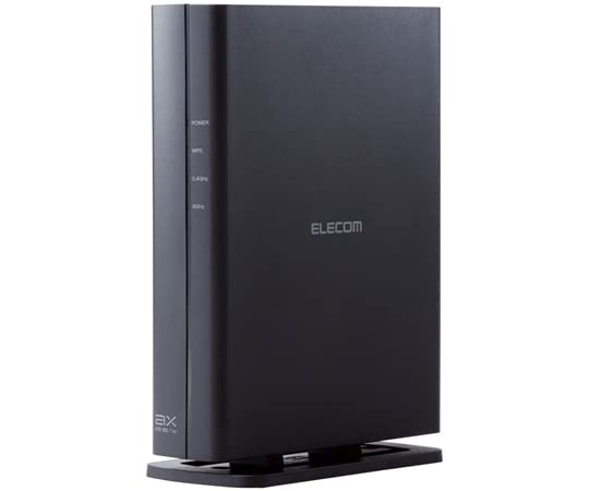 エレコム 法人向け無線電話ローカルエリアネットワークルータ親機 11ax.ac.n.a.g.b 1201+574Mbps 有線Giga IPv6(IPoE)相応う 黒いこと WRC-X1800GSH-B