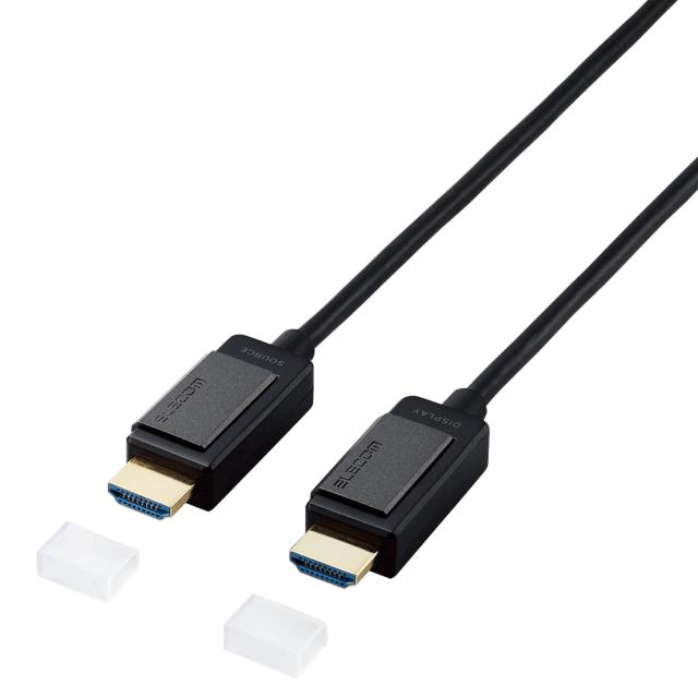 エレコム HDMIケーブル 長尺 4K対応 アクティブオプティカル 無給電タイプ DH-HDLOA05BK ブラック