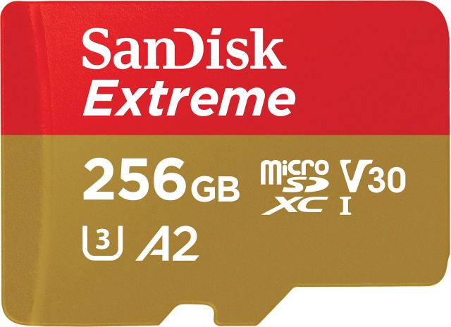 Micro SD Card, 256 GB, SanDisk, UHS-3, Class 10, Nintendo Switch Recommended, SDSQXAV-256G-GN6MN SD Converter, No SD Adapter, International Packaging