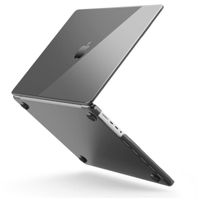 elago MacBook Pro 16 インチ 対応 ケース クリア 排熱口 付き 半透明 ハードケース 薄型 透明 傷防止 カバー MacBookPro 16inch M5 M4 M3 M2