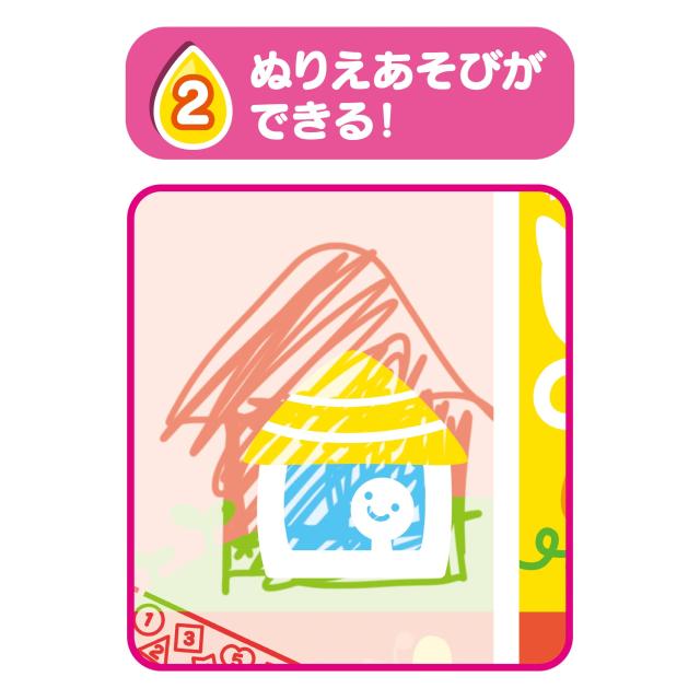 スイスイおえかき カラフルシート ローラースタンプセット(2022年発売モデル) 青色、緑色、黄色、オレンジ色 1823109_2