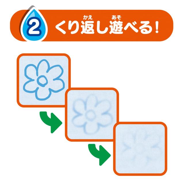 スイスイおえかき カラフルシート ローラースタンプセット(2022年発売モデル) 青色、緑色、黄色、オレンジ色 1823109_5