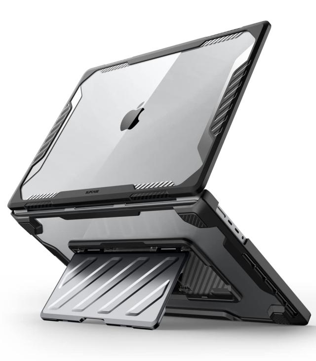 SUPCASE MacBook Pro 16.2インチ カバー M3 M2 M1 放熱性 耐衝撃 360 ° 全面保護 スタンド付き 角強化 透明 シェルカバー UBProシリーズ