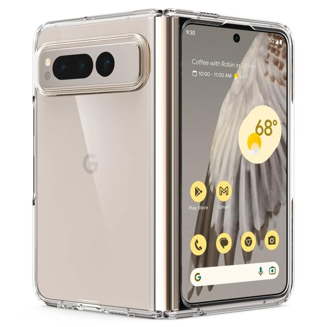 Spigen Pixel Fold ケース 全透明 TPU バンパーケース 2重構造 米軍MIL規格取得 耐衝撃 すり傷防止 黄ばみ無し ワイヤレス充電対応 ウルトラ・ハイブリッド ACS05921
