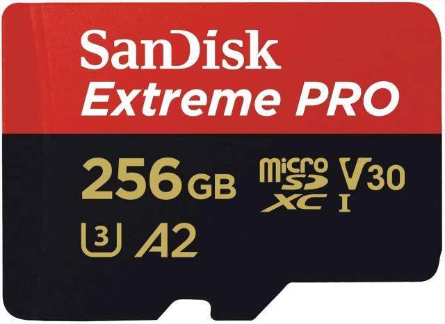 microSDXC 256GB SanDisk Extreme PRO SDSQXCD-256G-GN6MA R:200MB/s W: 140MB/s UHS-I U3 V30 4K Ultra HD A2 Compatible with SD Adapter Included [並行輸入品]