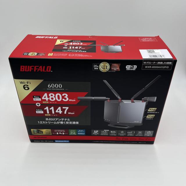 バッファロー WXR-6000AX12P/D [無線LANルーター Wi-Fiルーター 11ax/ac/n/a/g/b 4803+1147Mbps Wi-Fi6/Ipv6対応]_5