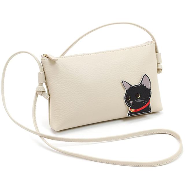 キタムラ ねこちゃん ショルダーバッグ P-0683 レディース 紺