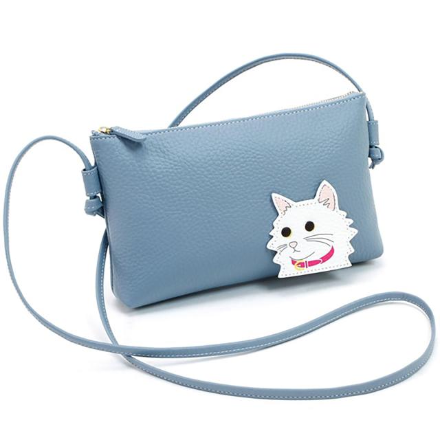 キタムラ ねこちゃん ショルダーバッグ P-0683 レディース 紺_3