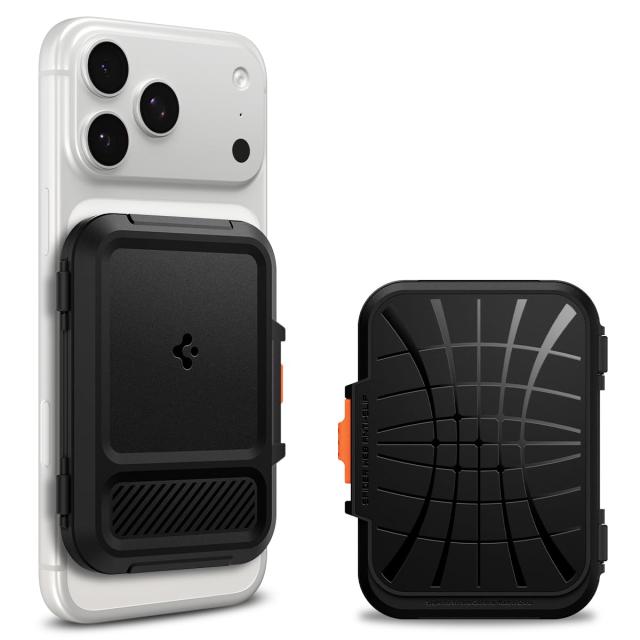 [Spigen] MagSafe相応う 歌留多入れもの 3枚入り口・入口 磁石内蔵 磁気遮蔽物 iPhone 17/16/15/14/13/12続きもの Pixel 10a 磁石 スマホ