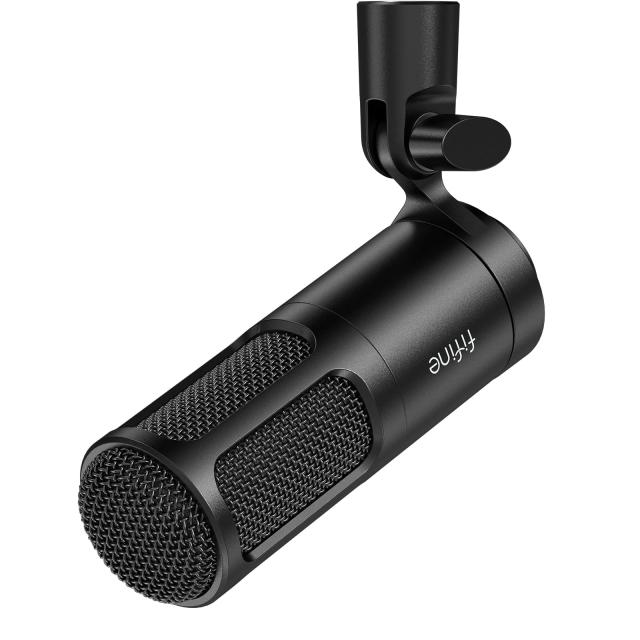 FIFINE XLRタ？イナミックマイク 単一指向性 XLRマイク スタント？付き K669D USB/XLR接続可能 Tank3 高性能 金属製電磁干？防止 TANK1