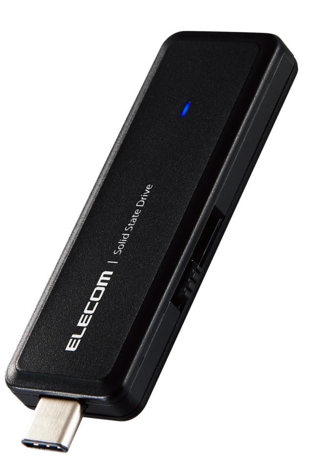 エレコム 外付けSSD USB3.2 Gen2 USBメモリ型 ブラック ESD-EMH0