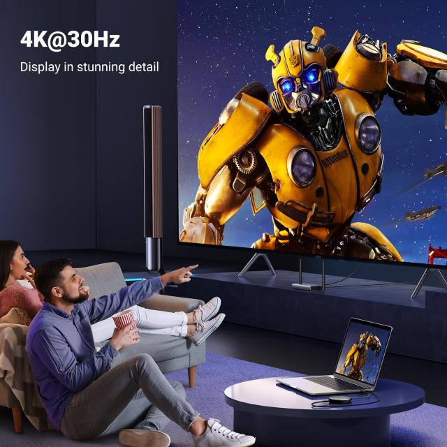 UGREEN ワイヤレスHDMI送受信機セット 4K@30Hz/50m 2.4G+5GHz 日本技適