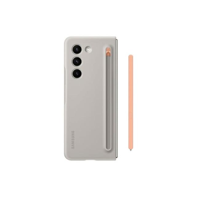 Galaxy Z Fold5 ケース 純正 Sペン搭載 スリム Sペン ケース Slim S Pen Case EF-OF94P 海外純正品 スマホクリーナー セット (クリーム)_5