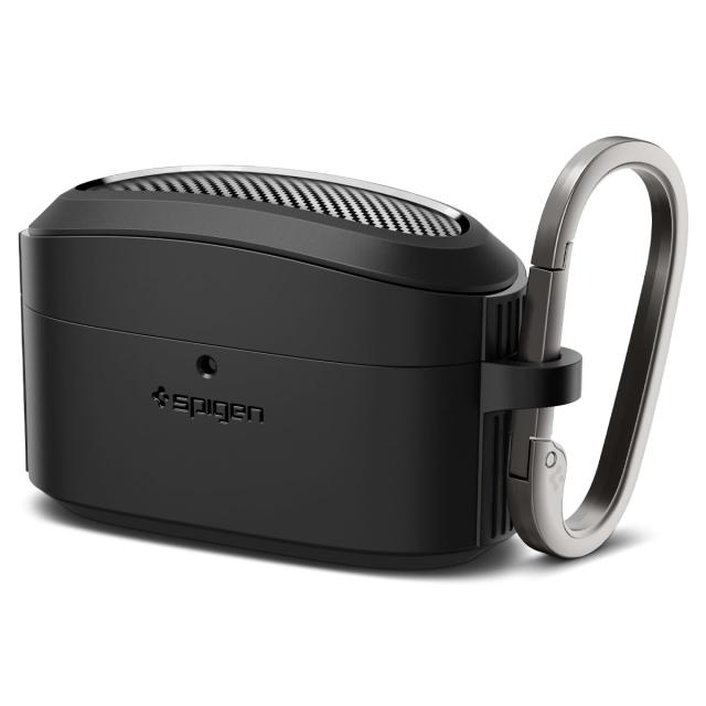 Spigen Sony WF-1000 ケース カバー 耐衝撃 米軍MIL規格 TPU カラビナ