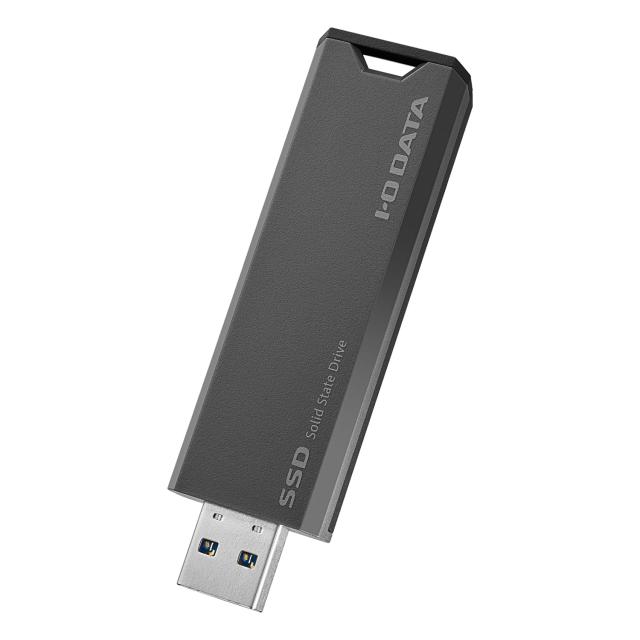 IODATA SSD 外付け ブラック 小型 スティック ポータブル 高速転送 テレビ録画対応 PS5 PS4 動作確認済 USB 3.2 Gen 2 日本メーカー