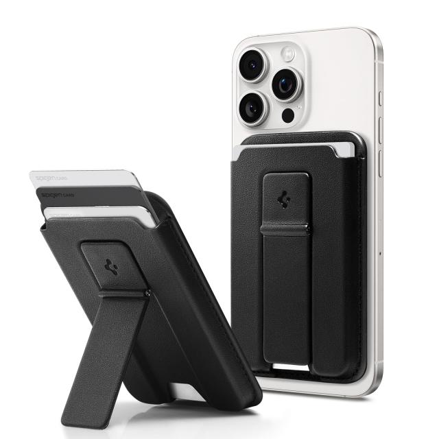 [Spigen] MagSafe相応う 歌留多入れもの 蹴り付ける照明ランプ付き添い人 iPhone 17e/17/16/15/14/13/12続きもの Pixel 10a スマホ 歌留多入れもの 磁石くっ付ける 付き合い系 集積回路歌留多 スマート・フォールド2・マグフィット AFA07149