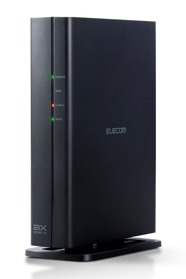 エレコム 無線LAN ルータ 無線電話ローカルエリアネットワーク Wi-Fi6 AX3000 2402+574Mbps 11ax/11ac IPv6相応う (IPoE) パウダーコンパクト筐体 ビームフォーミングZ