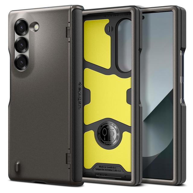Spigen Samsung 認定 Gala y Z Fold 6 ケース 全面保護 フルカバー 3重構造 米軍MIL規格取得 耐衝撃 ワイヤレス充電対応 5 スリム アーマー プロ