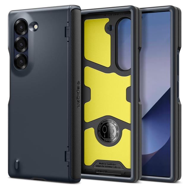Spigen Samsung 認定 Gala y Z Fold 6 ケース 全面保護 フルカバー 3重構造 米軍MIL規格取得 耐衝撃 ワイヤレス充電対応 5 スリム アーマー プロ_2