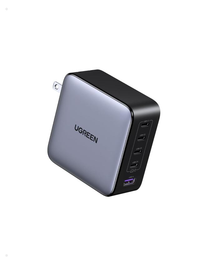 UGREEN Nexode 充電器 100W 5ポート搭載 iphone17対応 タイプC 急速充電器 USB-C×4USB-A×1 PD3.0GaNInfinity 窒化ガリウム PPS規格対応 折り畳み式 軽量 iPhoneシリーズ Android Galaxy Macbook iPad向け ノートPC その他US