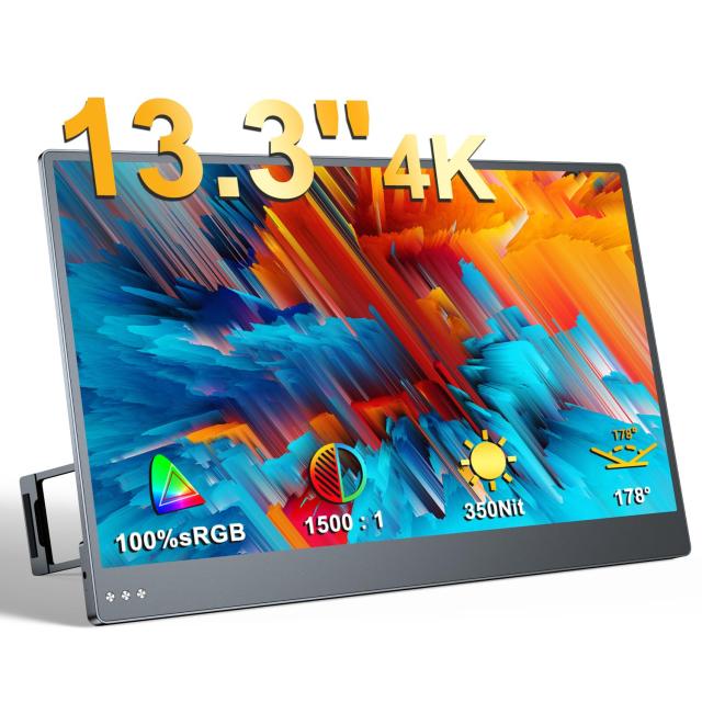 モバイルモニター EVICIV 13.3インチ 4Kモバイルディスプレイ ゲーム 