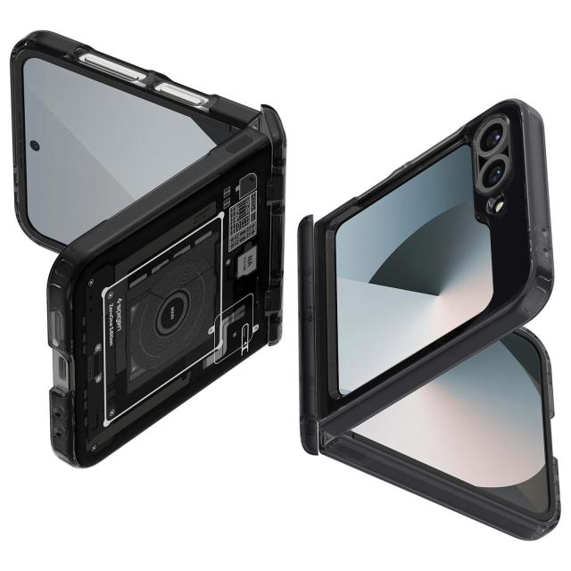 Spigen コラボレーション Gala y Z Flip 6 Ultrahybrid pro ケース ストラップホール 米軍MIL規格 ウルトラ ハイブリッドプロ