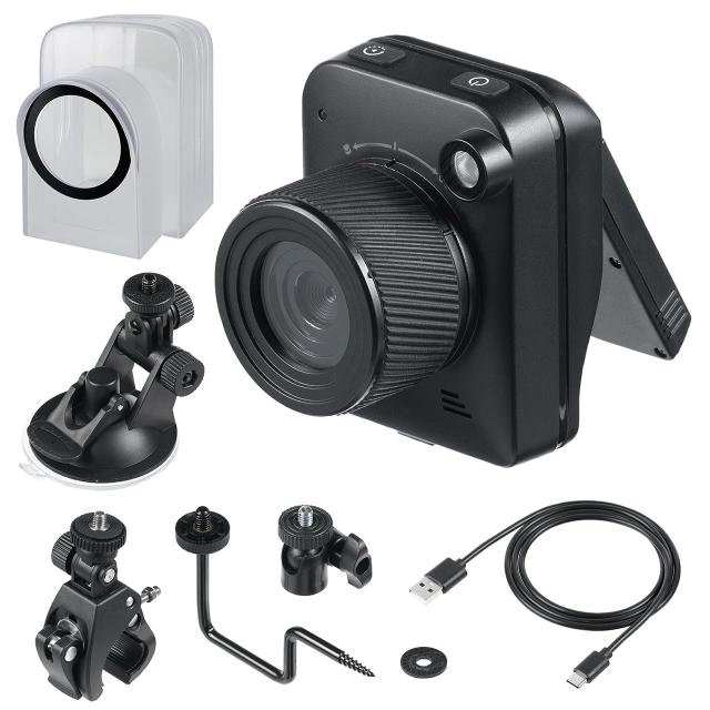 サンワダイレクト タイムラプスカメラ 4K対応 ディスプレイ付き バッテリー内蔵 最長6カ月撮影可能 IP54防水ケース付き 写真 動画対応 屋外 小型 植物 定点カメラ タイムラプス カメラ 123,750円