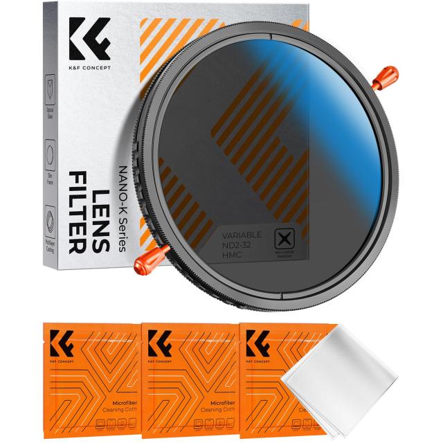 KF CONCEPT 40.5mm ND2-32CPLフィルター 多機能フィルター 2in1 一枚二役 減光+偏光効果 18層ナノコーティング 可変ND 偏光 減光量調整 反射除去 （NANO-Kシリーズ）