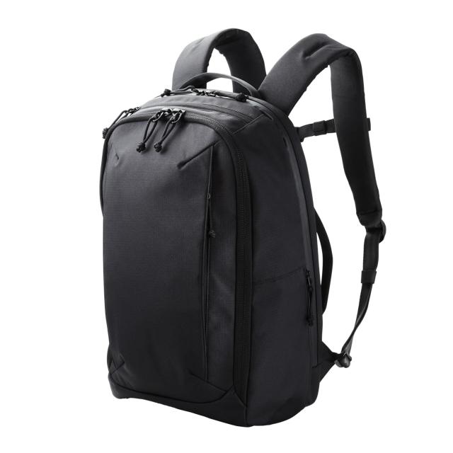 [エレコム] バックパック ビジネスリュック MNL CITY PACK 20L パソコン収納15.6インチまで 撥水 CORDURA YKKファスナー ブラック BM-MNLBP01BK