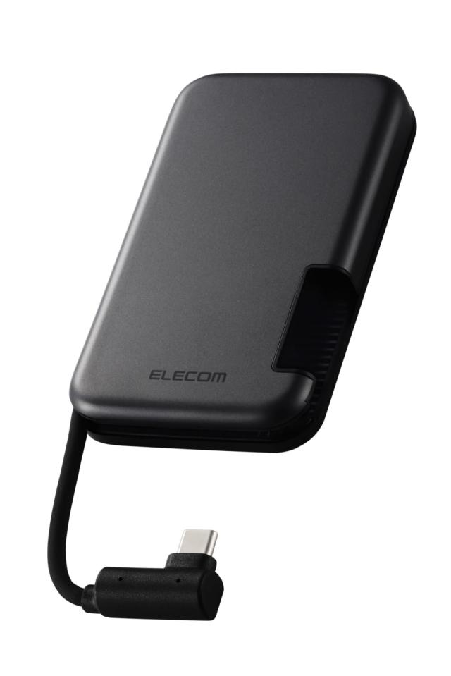エレコム 外付けSSD USB3.2 Gen2 Type-C ケーブル一体型 iPhone15 15Pro 対応 ESD-EPB0