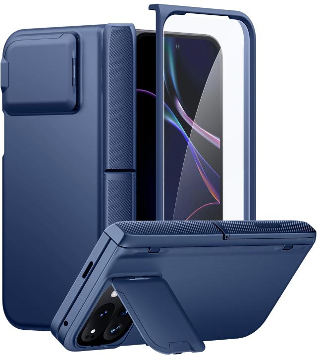 TONGATE for Pixel 9 Pro Fold ケース Magsafe対応、[ヒンジ保護＆ガラススクリーンプロテクター＆カメラカバー付き] Google Pixel 9 Pro