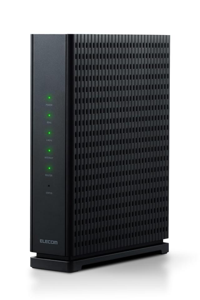 エレコム 無線LAN ルータ 無線電話ローカルエリアネットワーク Wi-Fi7 11BE 2882+688Mbps IPv6(IPoE)相応う エコ包み WRC-W701-B