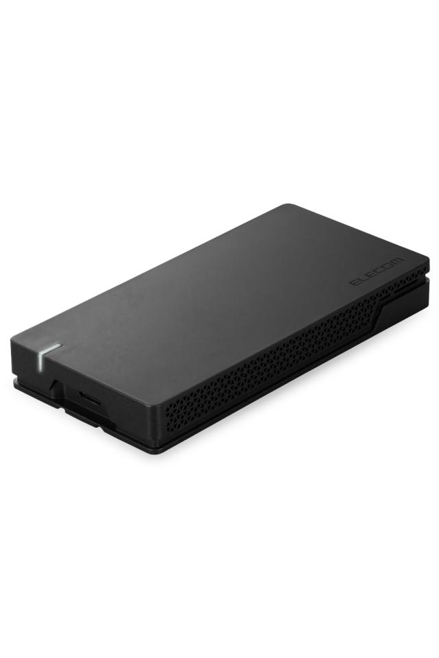 エレコム 外付けSSD ポータブル USB 40Gbps USB4 対応 Type-C ブラック ESD-EHA2000GBK