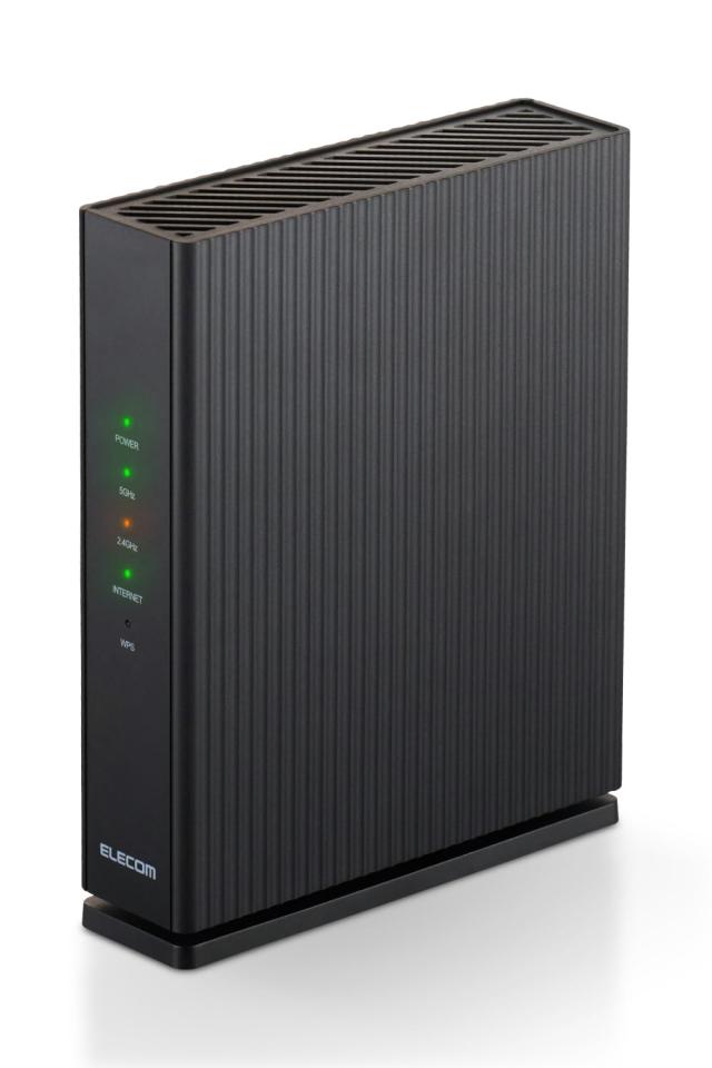 エレコム 無線LANルータ 無線電話ローカルエリアネットワーク 無線LAN6 1201+300Mbps AX1500 引き当て標準尺度 JC-STAR其れ相応 IPv6(IPoE)相応う 有線Giga WRC-X1500GS2-B