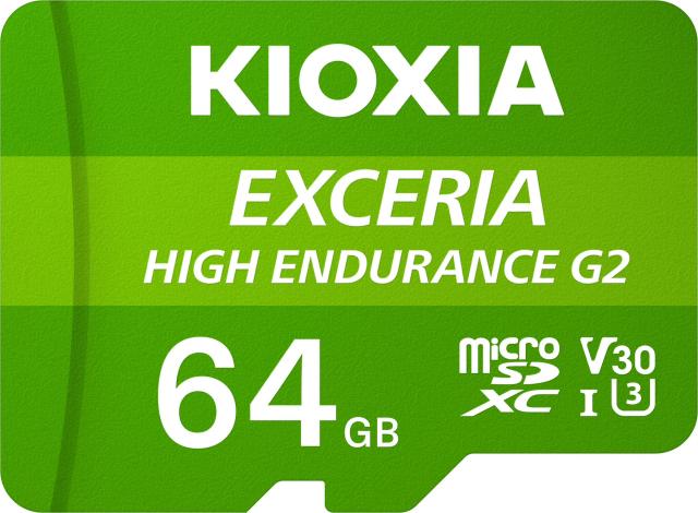 KIO IA キオクシア 日本製 microSD 高耐久 ドラレコ 監視カメラ対応 UHS-I U3 V30 Class10 C 4K対応 最大読出速度100MB s 最大書込50MB