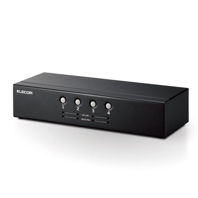 エレコム パソコン切替器 VGA対応 エミュレーション機能搭載 KVM-NV SN2