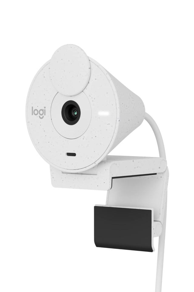 Logicool Webカメラ Brio 300 フルHD 1080P マイク付き 自動光補正 プライバシーシャッター Zoom Mircosoft Teams Meet 認証 ノイズリダクション