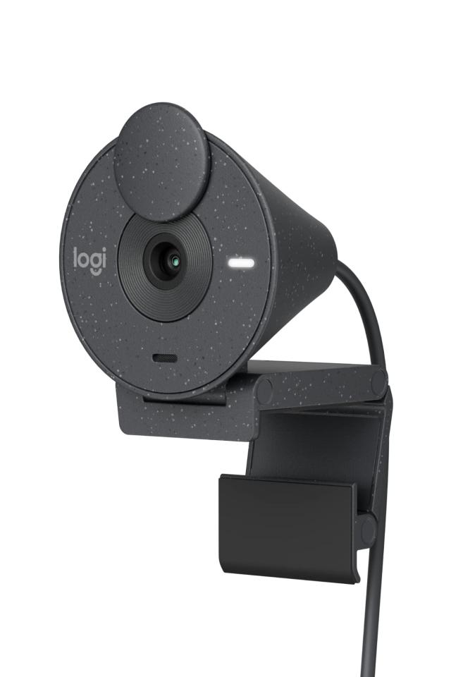 Logicool Webカメラ Brio 300 フルHD 1080P マイク付き 自動光補正 プライバシーシャッター Zoom Mircosoft Teams Meet 認証 ノイズリダクション_1