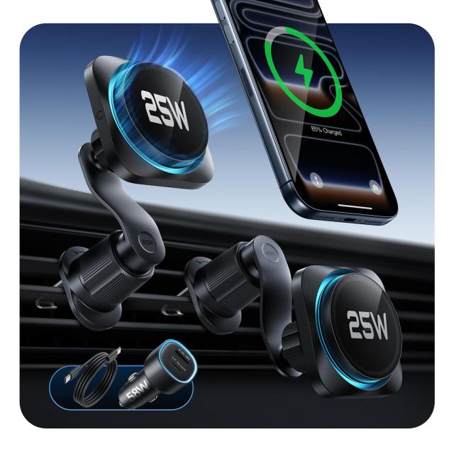 ESR magsafe スマホホルダー magsafe充電器 Qi2認定 車 車載
