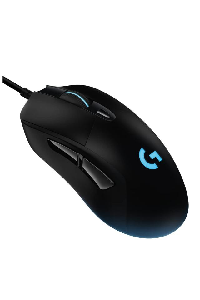 Logicool G ゲーミングマウス G403h HERO 有線 軽量 87g ゲーミング マウス 有線マウス 25Kセンサー エルゴノミクス LIGHTSYNC