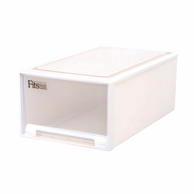 天馬 収納ボックス フィッツケース 押入れ 幅44×奥行74×高さ30cm 収納ケース たわみにくい 衣装ケース 日本製 色 カプチーノ サイズ ディープLの通販は 4,921円