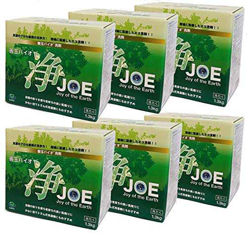 エコプラッツ 善玉バイオ浄 JOE 無香料のエコ洗剤 粉末 1.3kg 6箱セットの通販は