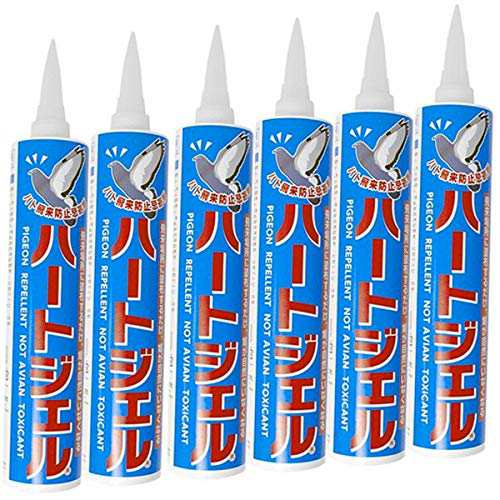 ハト飛来防止用忌避剤 ハートジェル カートリッジタイプ 285g ６本セット 施工目安：約30ｍ分の通販は