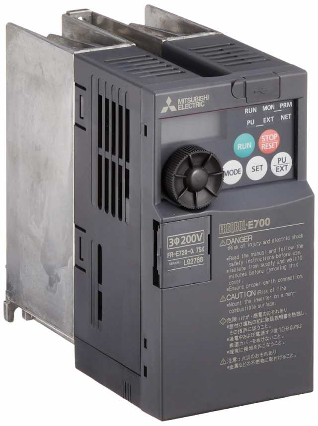 三菱電機 汎用インバータ FREQROL-E700 FR-E720-0.75K