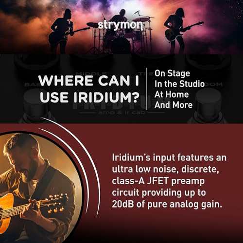 Strymon 「IRIDIUM」 AMP IR CABエミュレーター [国内正規品]