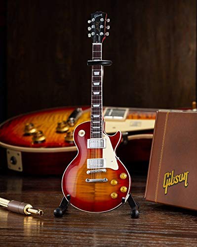 ミニチュア ギター ギブソン 1959 Les Paul Standard Cherry Sunburst AXE HEAVEN Gibson GG-120の通販は 9,413円