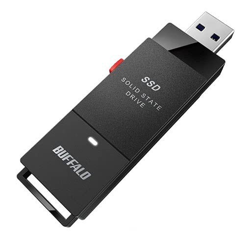 バッファロー SSD-PUT1.0U3-BKC [USB3.2 ポータブルSSD 1.0TB スティック型]の通販は